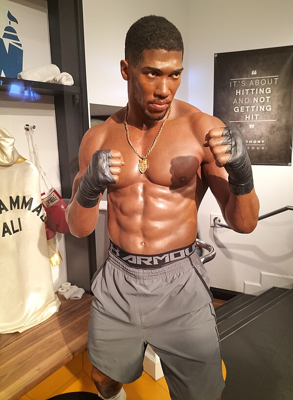 A wax figure of Joshua at Madame Tussauds, London
