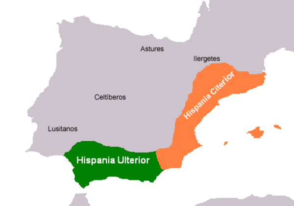 Hispania in 197 BC