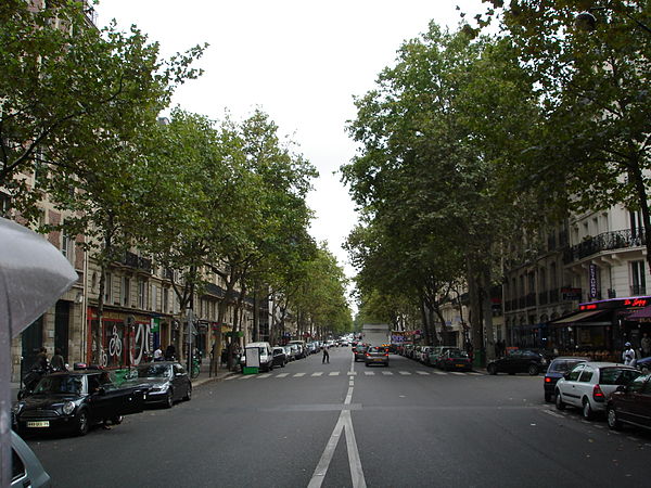 View of part of the Boulevard Voltaire