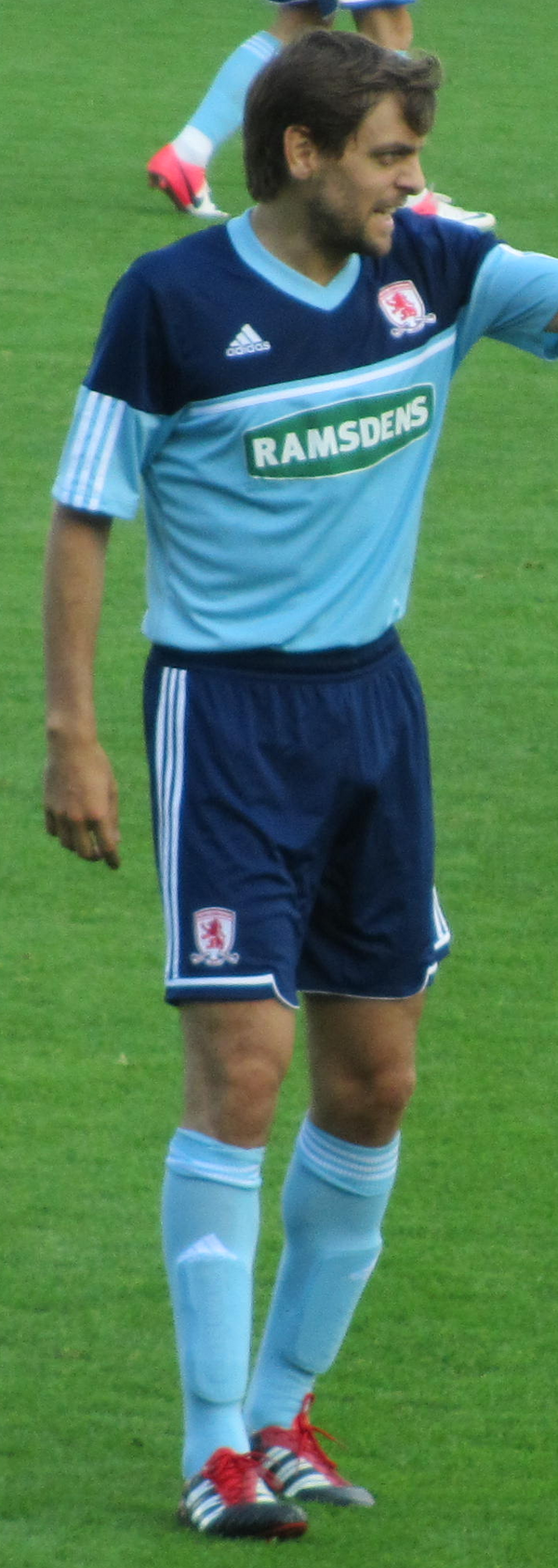 Woodgate playing for Middlesbrough in 2012