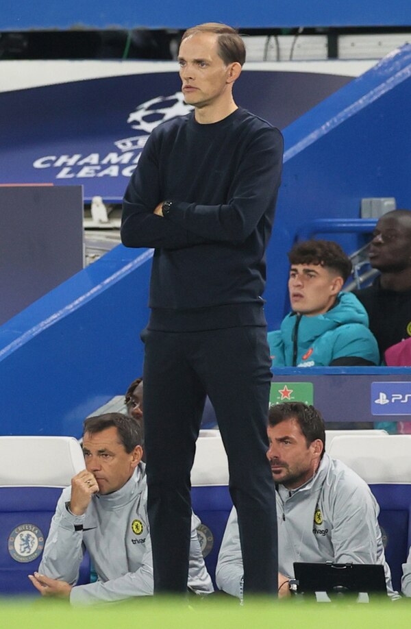 Tuchel with Chelsea in 2021